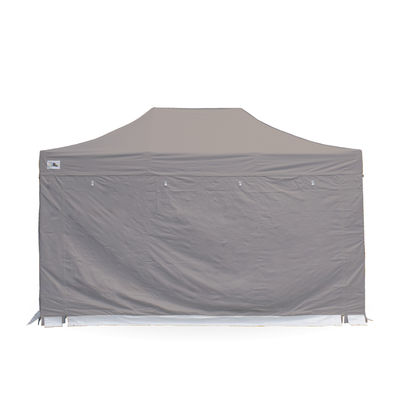 3m x 4.5m Gala Shade Pro Gazebo Grey Sidewalls